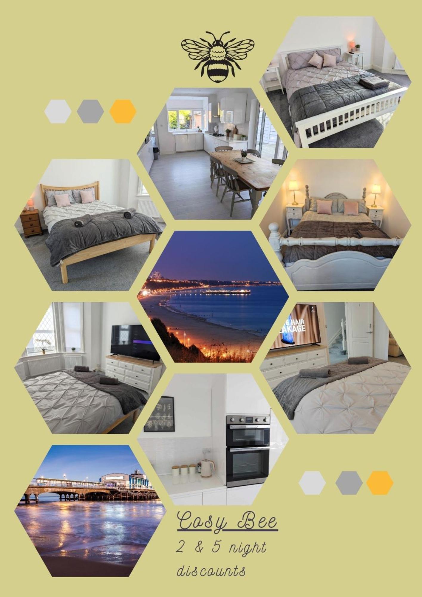 Cosy Bee And Apartment 伯恩茅斯 外观 照片
